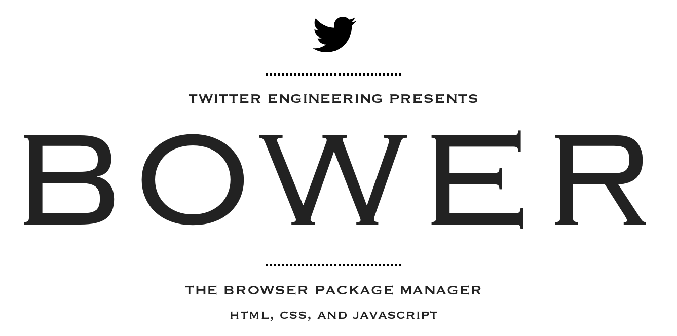 Twitter Bower – A really simple to use package manager | WEB and